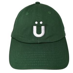 Gruns Slideback Baseball Cap Green One Size Adjustable Embroidered Vented Holes